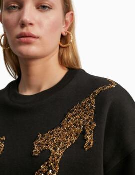 Sudadera LOLA CASADEMUNT BY MAITE detalle trigre