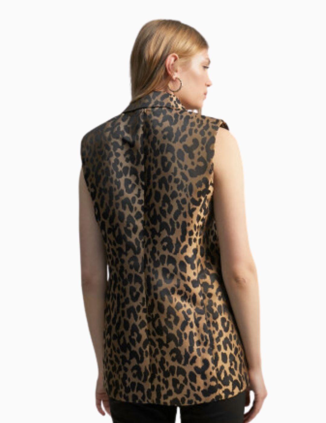 Chaleco LOLA CASADEMUNT BY MAITE animal print