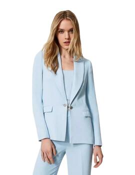 Blazer TWINSET mujer crepé cady con joya