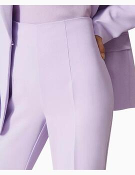 Pantalón TWINSET mujer evasé en crepé de cady