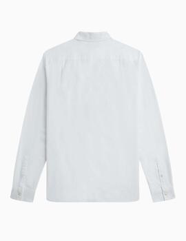 Camisa FRED PERRY hombre Oxford manga larga blanco