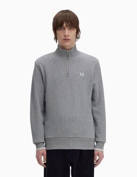 Sudadera FRED PERRY con media cremallera