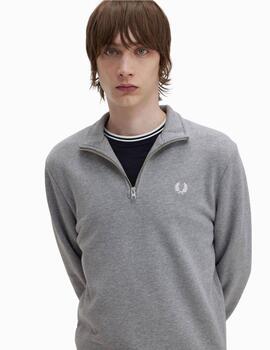 Sudadera FRED PERRY con media cremallera