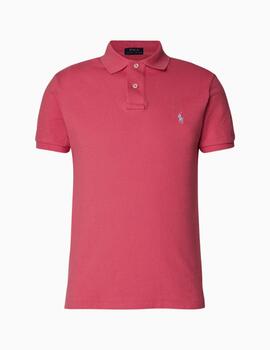 Polo RALPH LAUREN Custom Slim Fit Roja