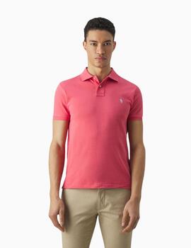 Polo RALPH LAUREN Custom Slim Fit Roja