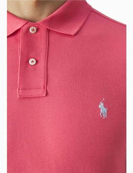 Polo RALPH LAUREN Custom Slim Fit Roja