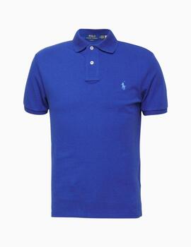 Polo RALPH LAUREN Custom slim fit azul