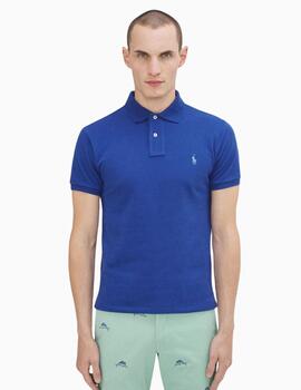 Polo RALPH LAUREN Custom slim fit azul