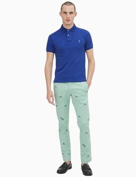 Polo RALPH LAUREN Custom slim fit azul