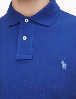 Polo RALPH LAUREN Custom slim fit azul