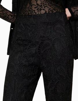 Pantalones TWINSET de encaje macramé