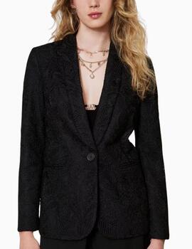 Chaqueta TWINSET blazer de encaje macramé 