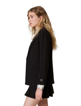 Blazer TWINSET con tira Oval T