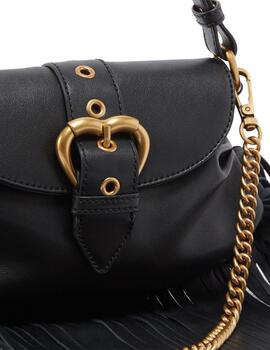 Bolso PINKO de hombro mini Jolene con flecos