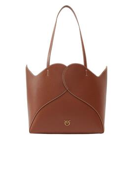 Bolso shopper PINKO grande Heart de piel