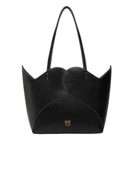 Bolso shopper PINKO grande Heart de piel  