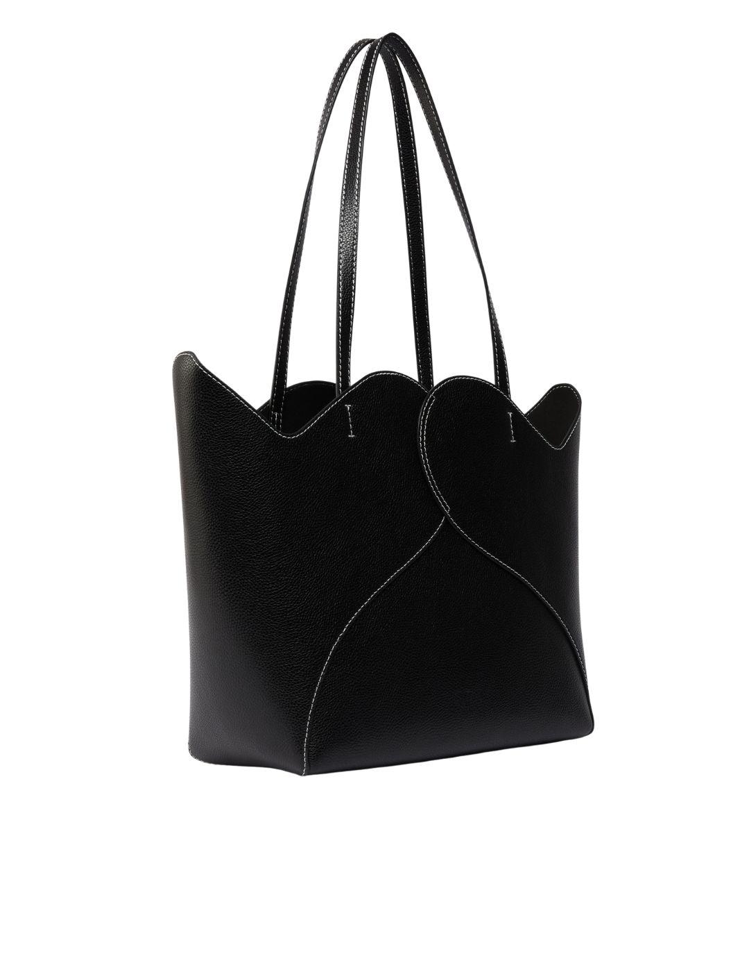 Bolso shopper PINKO grande Heart de piel  