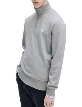 Sudadera FRED PERRY con media cremallera