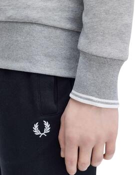 Sudadera FRED PERRY con media cremallera