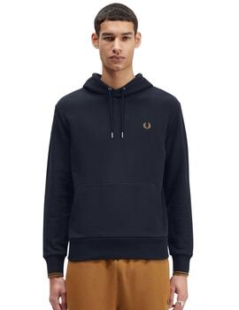 Sudadera FRED PERRY con capucha y ribetes