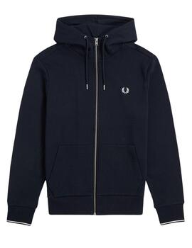 Sudadera FRED PERRY con capucha y cremallera