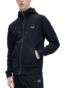 Sudadera FRED PERRY con capucha y cremallera