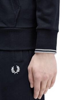 Sudadera FRED PERRY con capucha y cremallera