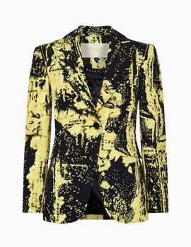 Blazer MASAVI estampado oro-negro