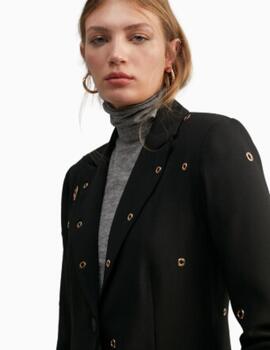 Blazer LOLA CASADEMUNT BY MAITE detalle eyelets