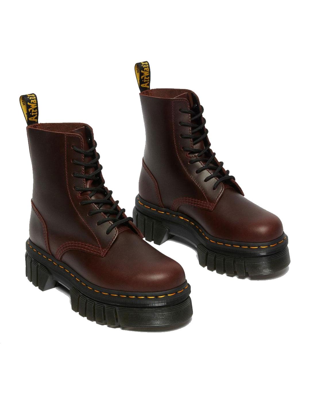 Botines con plataforma Dr. Martens Audrick 8I en Piel Brando