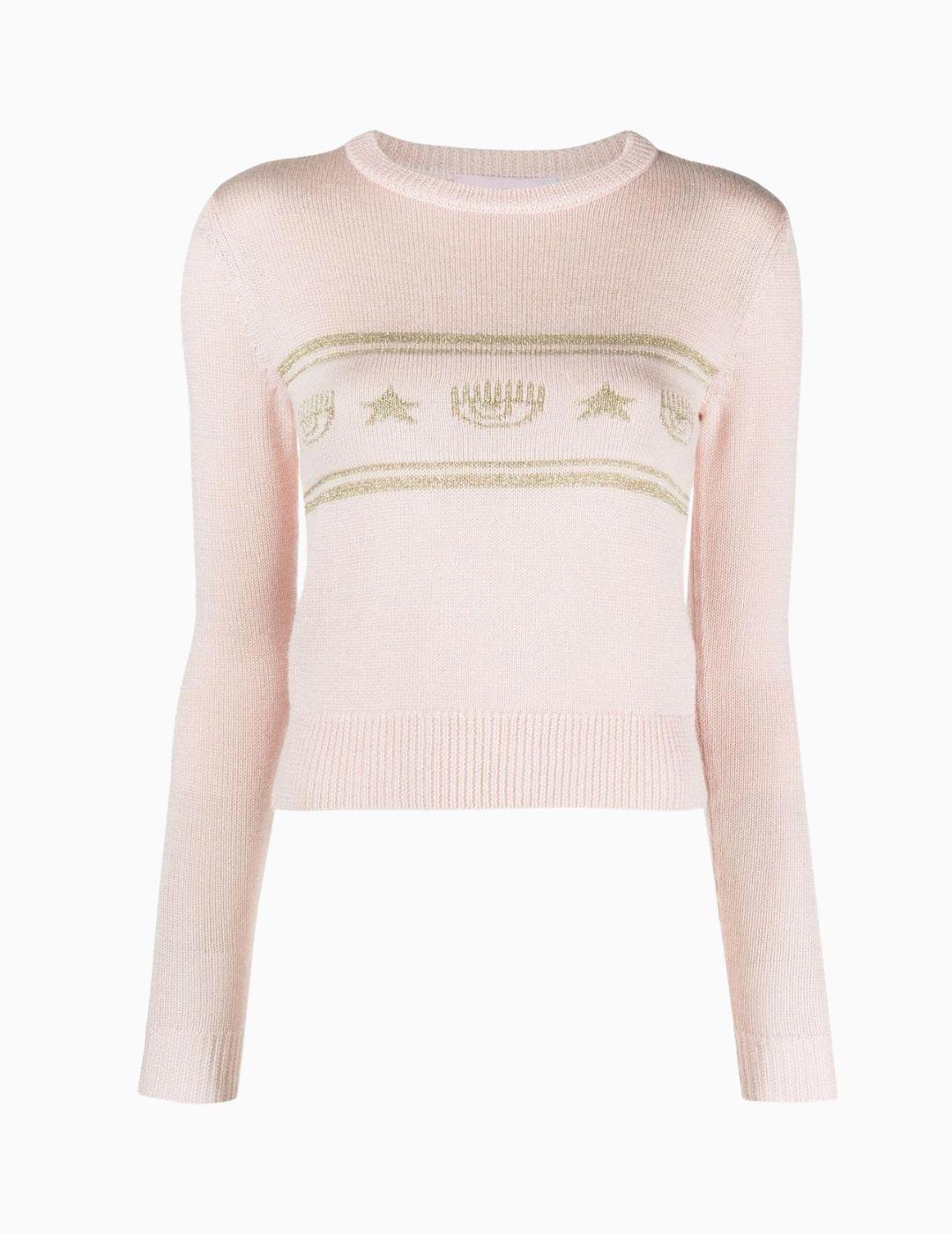 Jersey Chiara Ferragni M12 Logomanía Lurex