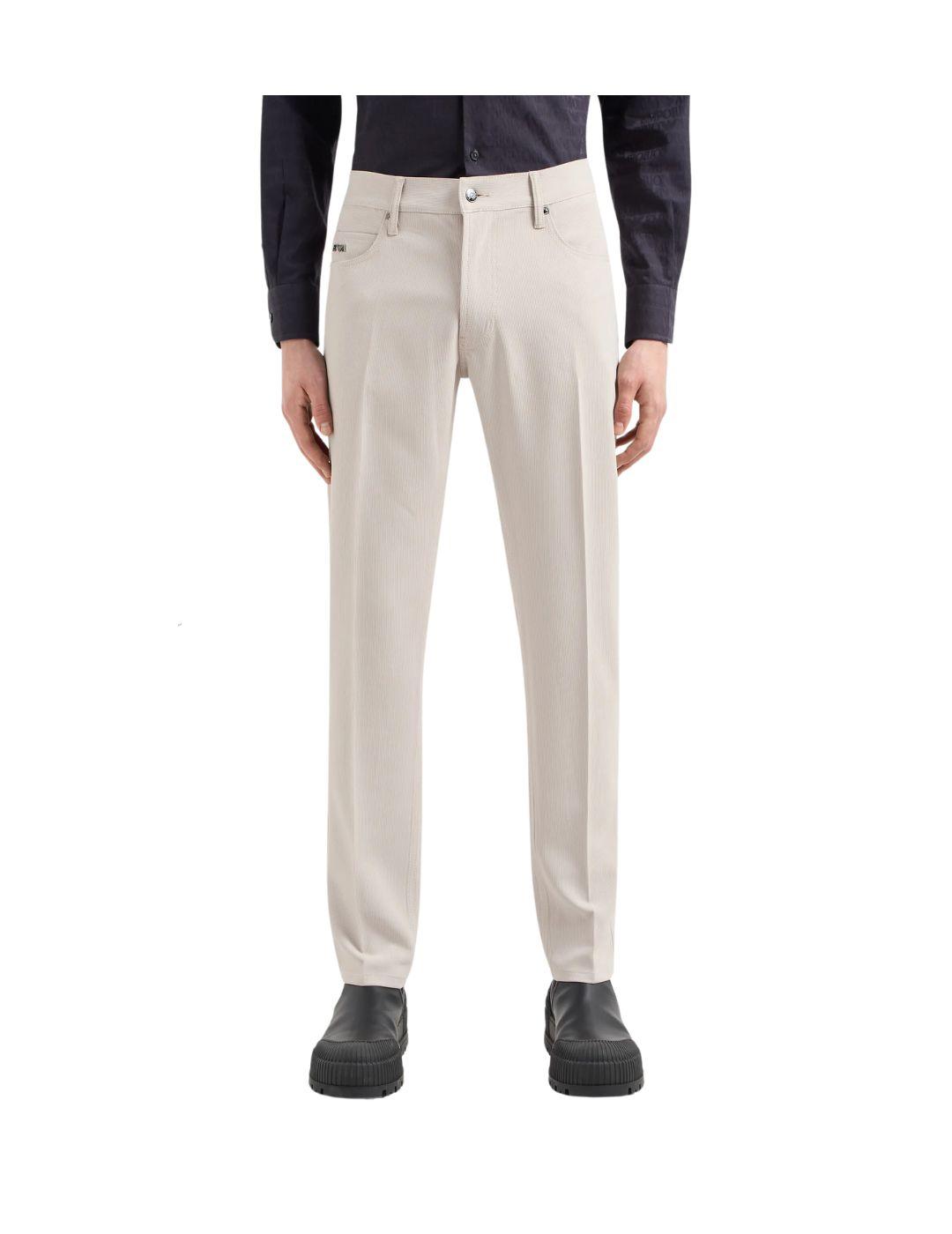 Pantalón EMPORIO ARMANI J05 slim fit en tejido canneté