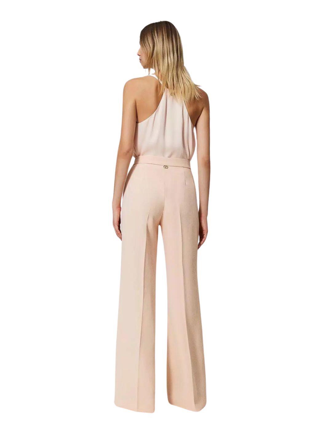 Pantalón  TWINSET mujer ancho de crepé