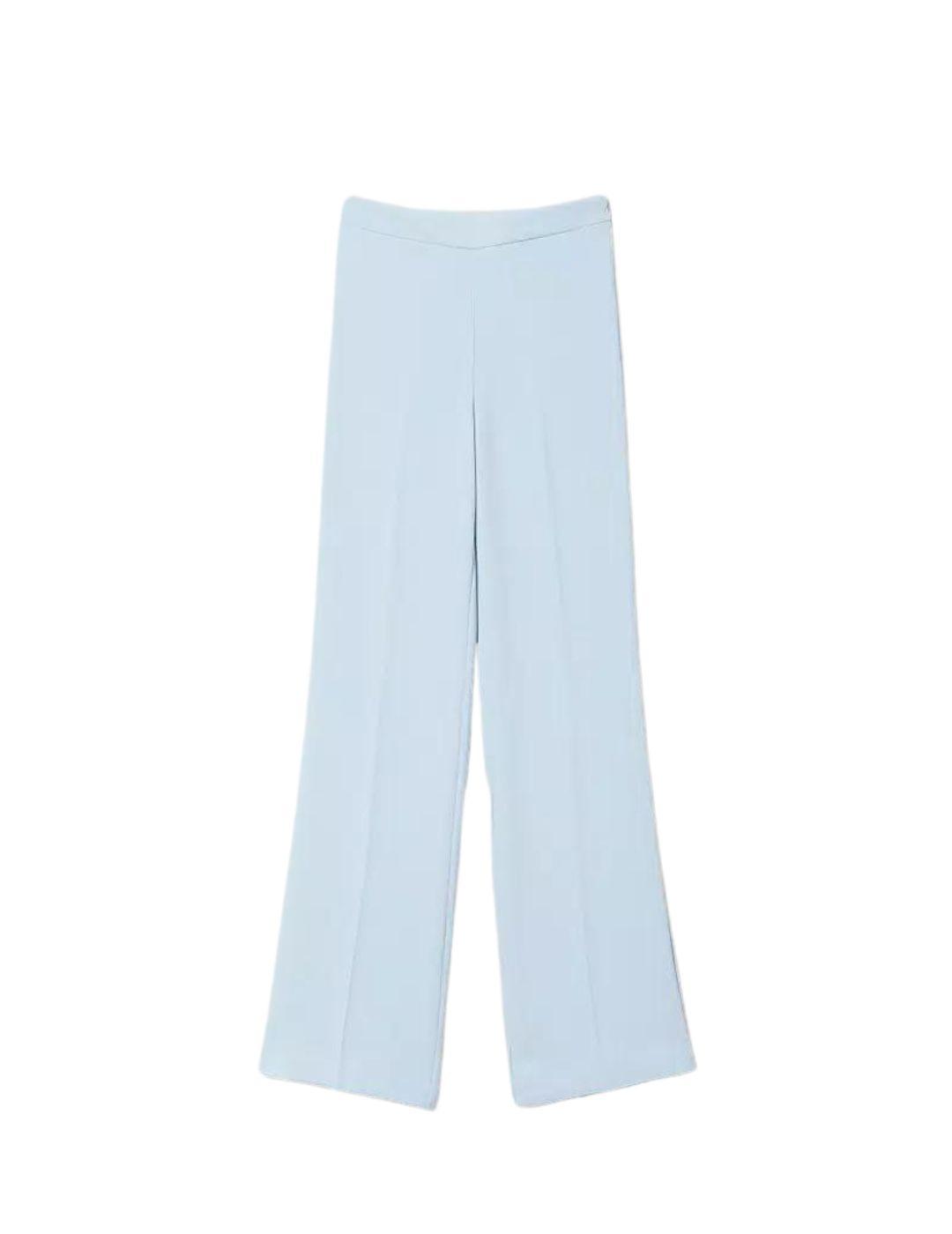 Pantalón TWINSET mujer acampanado cady  crepé