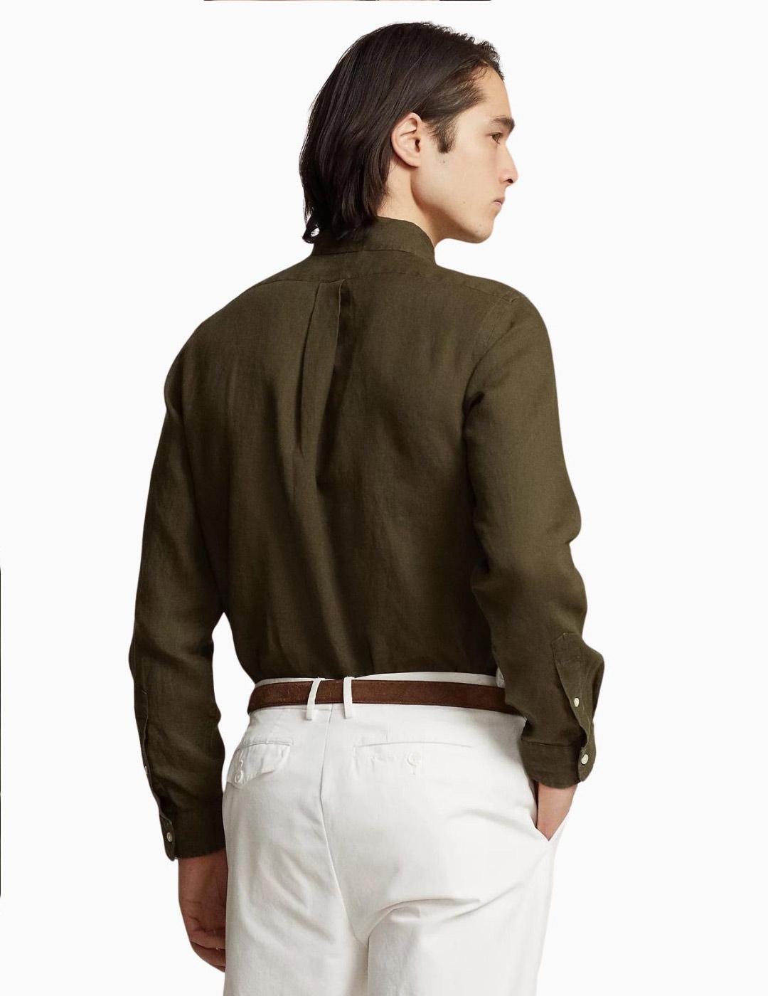 Camisa POLO RALPH LAUREN de lino Custom Fit