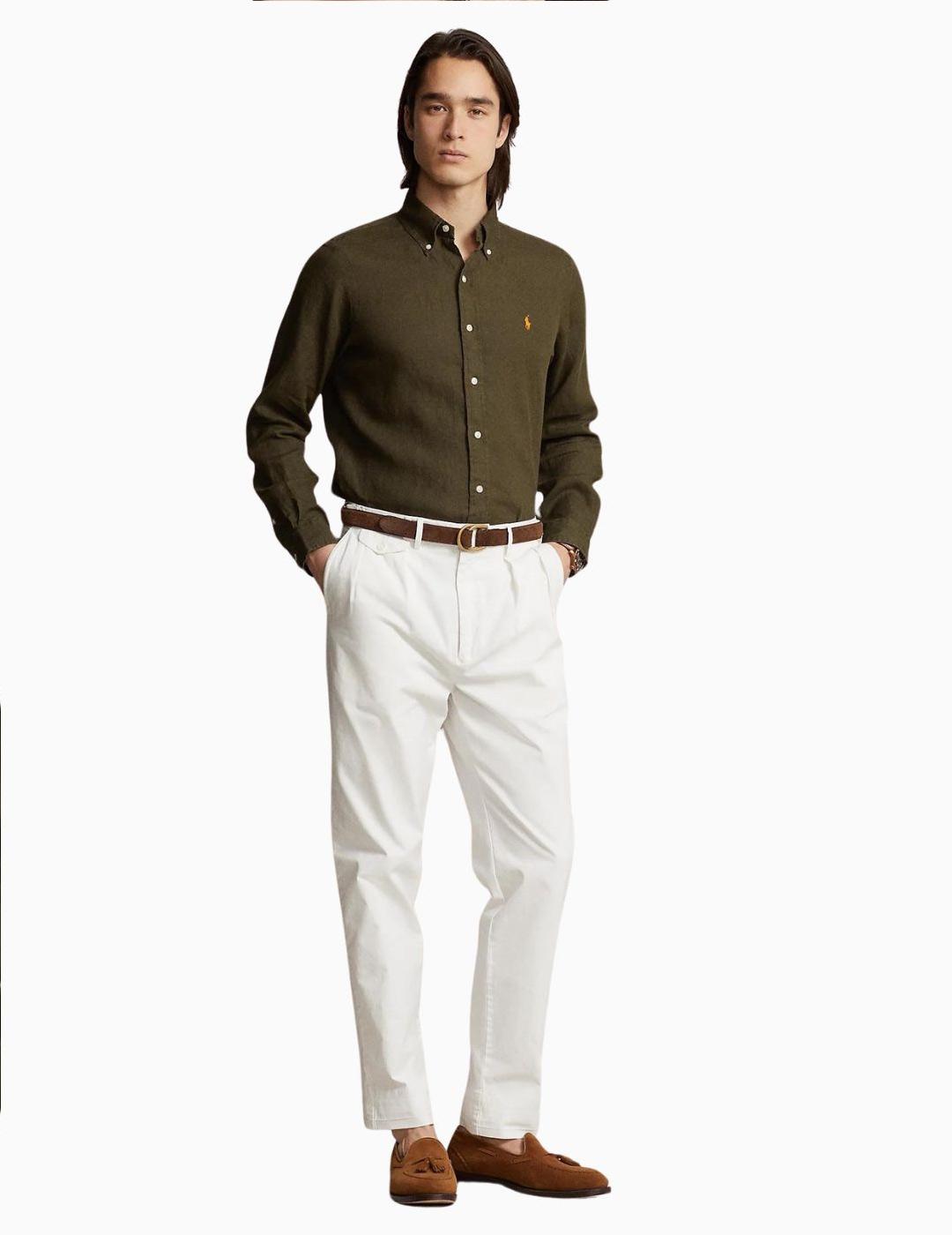 Camisa POLO RALPH LAUREN de lino Custom Fit