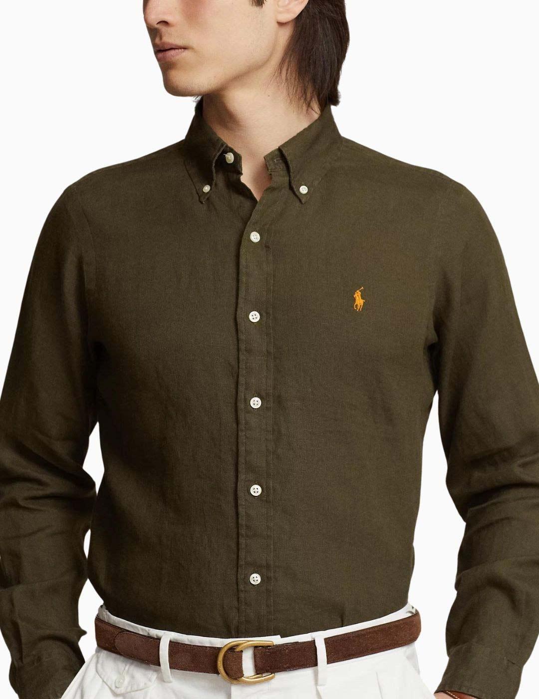 Camisa POLO RALPH LAUREN de lino Custom Fit