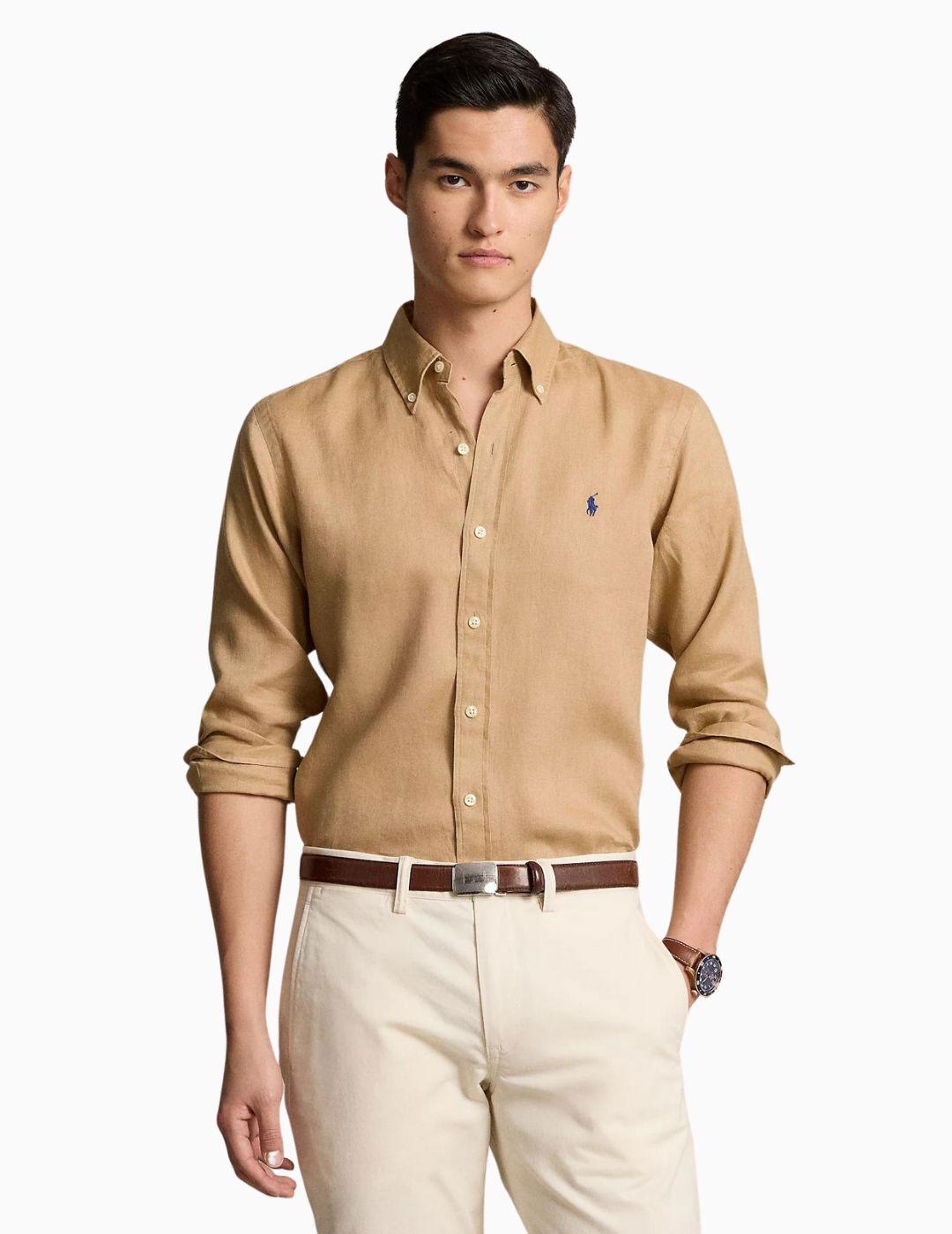 Camisa POLO RALPH LAUREN Custom Fit de lino