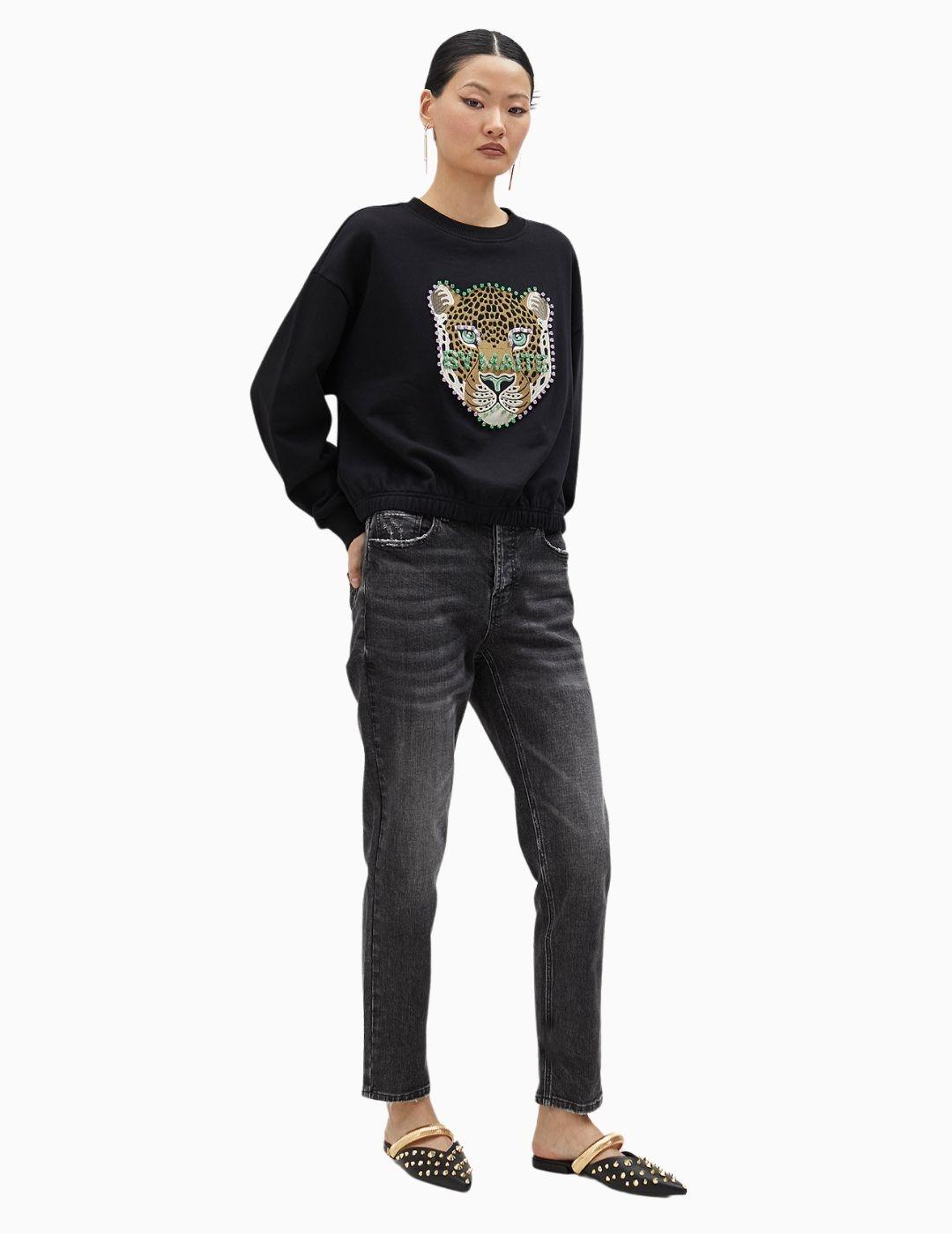 Sudadera LOLA CASADEMUNT BY MAITE con pedrería 