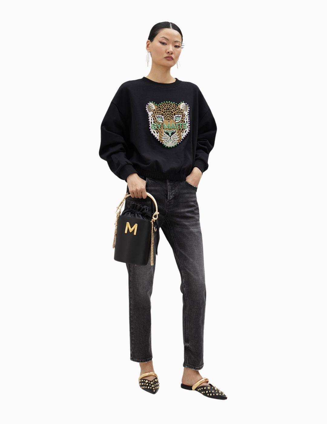 Sudadera LOLA CASADEMUNT BY MAITE con pedrería 