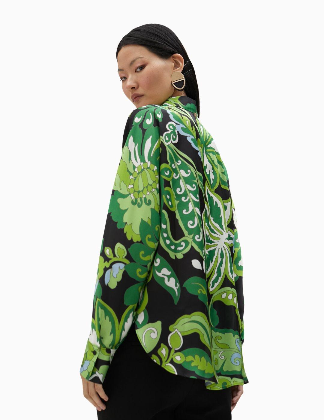 Camisa LOLA CASADEMUNT BY MAITE estampada paisley 