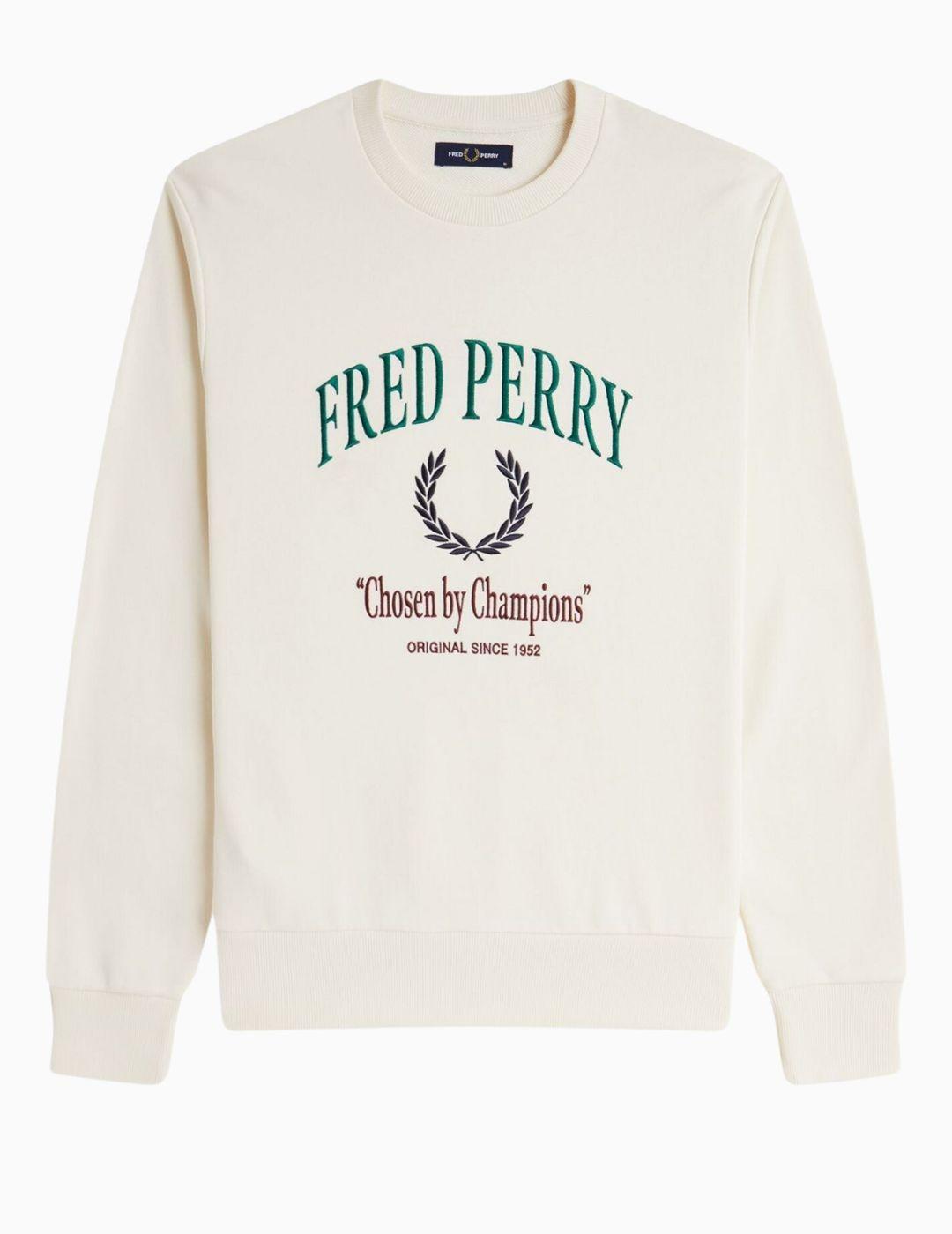 Sudadera FRED PERRY bordada 