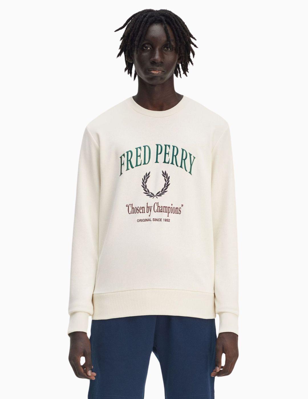 Sudadera FRED PERRY bordada 