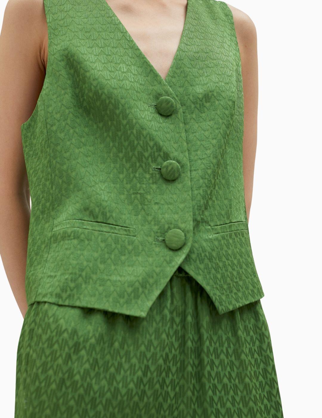 Chaleco LOLA CASADEMUNT BY MAITE jacquard 