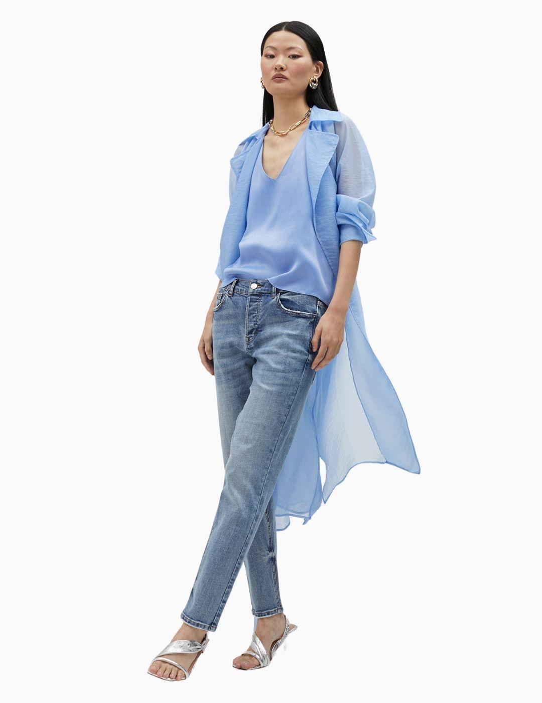 Trench LOLA CASADEMUNT BY MAITE de organza 