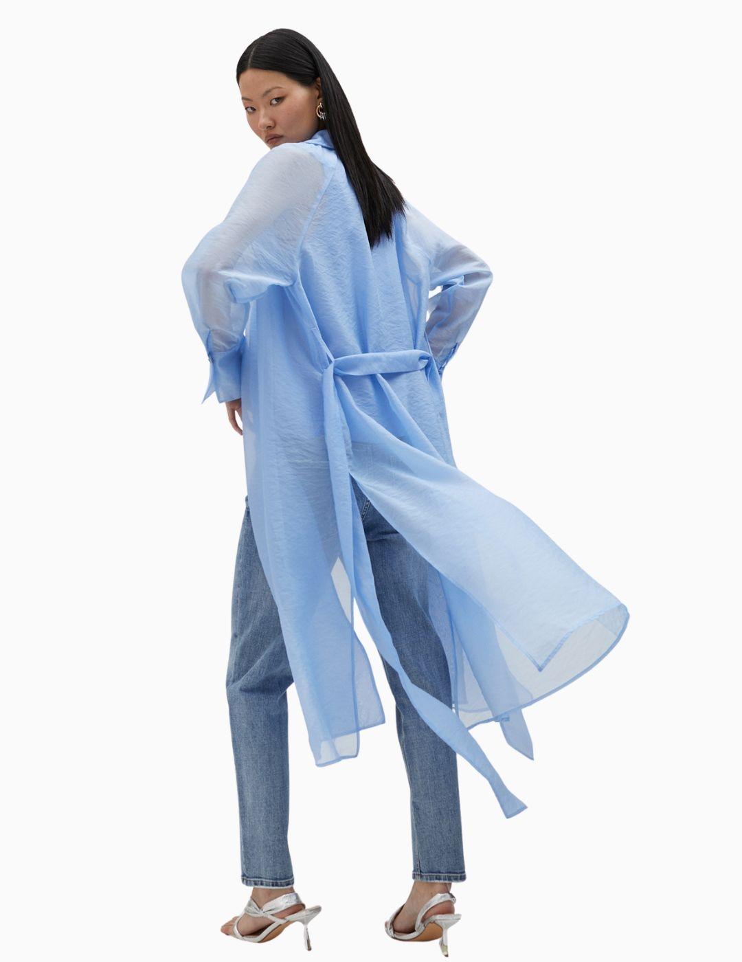 Trench LOLA CASADEMUNT BY MAITE de organza 