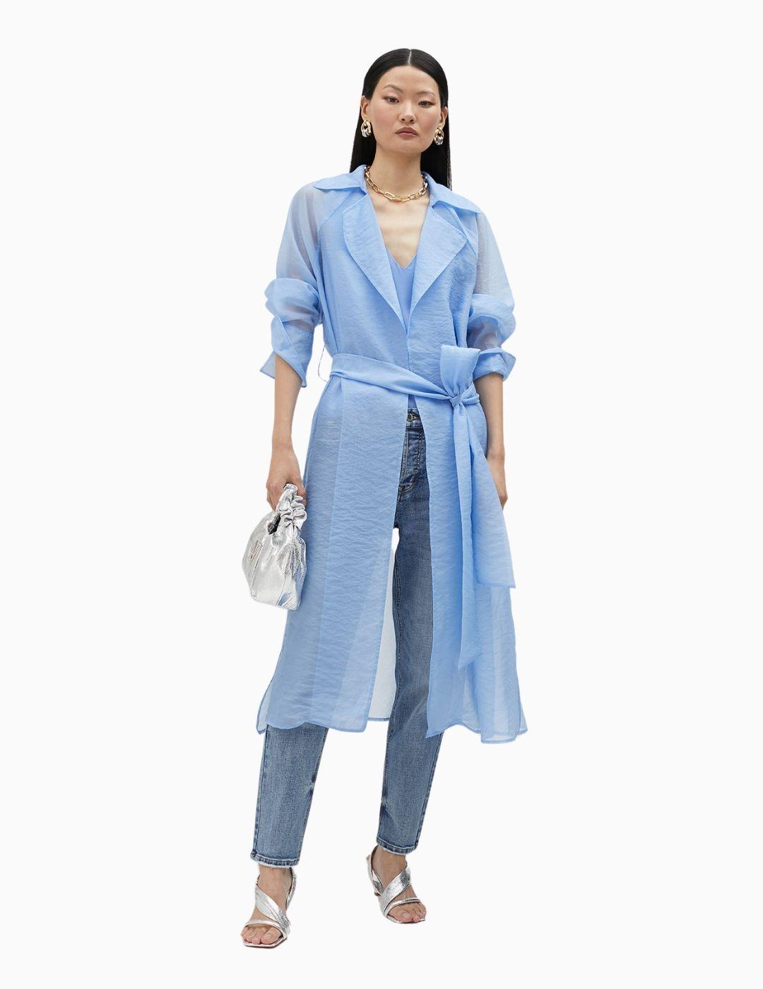 Trench LOLA CASADEMUNT BY MAITE de organza 