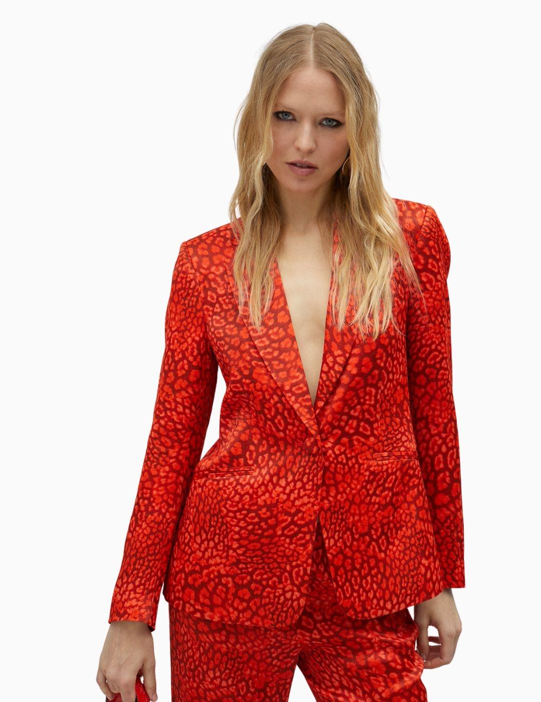 Chaqueta LOLA CASADEMUNT BY MAITE animal print 