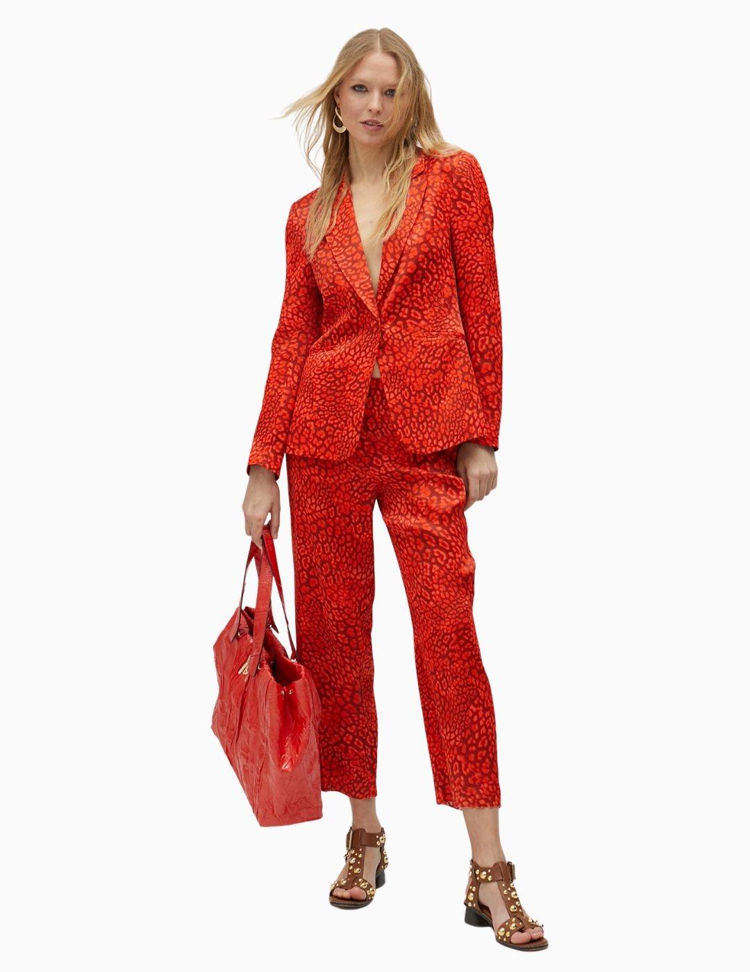 Chaqueta LOLA CASADEMUNT BY MAITE animal print 