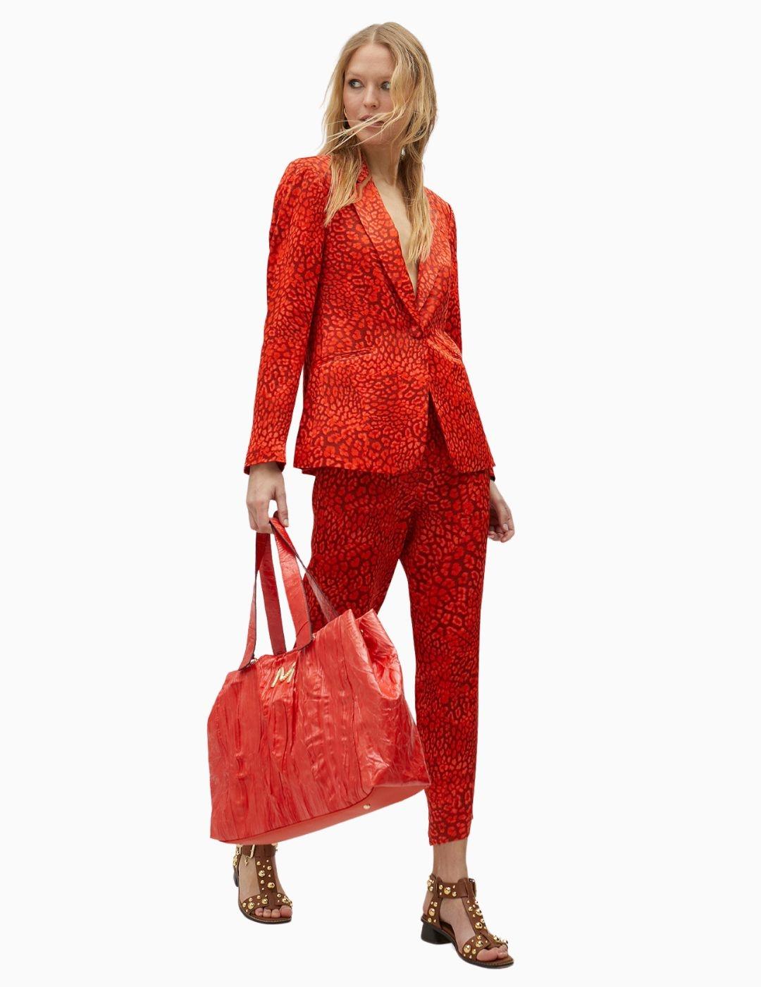 Chaqueta LOLA CASADEMUNT BY MAITE animal print 